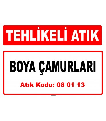 A 080113-1 - Boya Çamurları