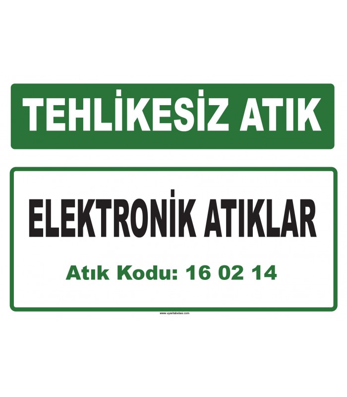 A 160214-1 - Elektronik Atıklar