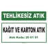 A 200101-1 - Kağıt ve Karton Atık