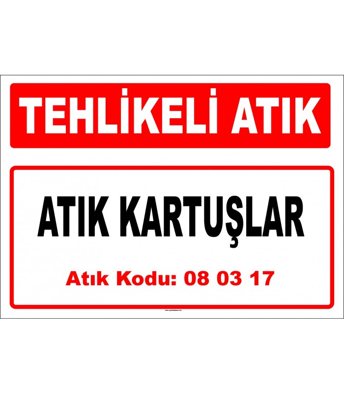 A 080317-2 - Atık Kartuşlar