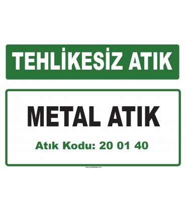 A 200140-1 - Metal Atık