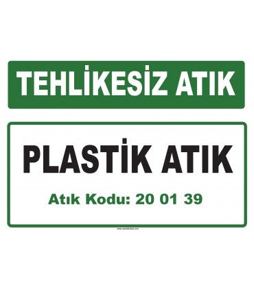 A 200139-1 - Plastik Atık