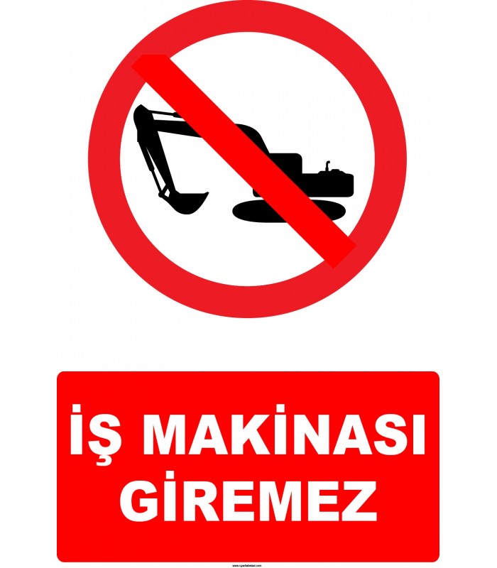 YT-7091 - İş makinası giremez