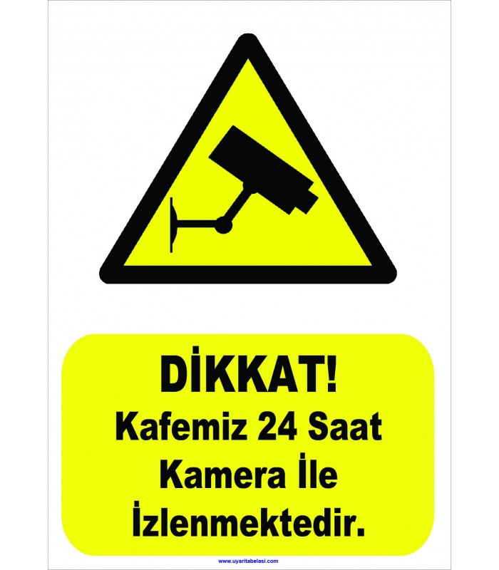 YT-7079 - Dikkat kafemiz 24 saat kamera ile izlenmektedir