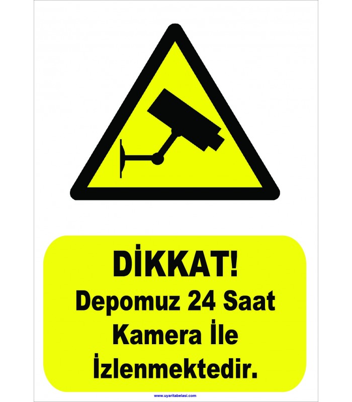 YT-7076 - Dikkat depomuz 24 saat kamera ile izlenmektedir