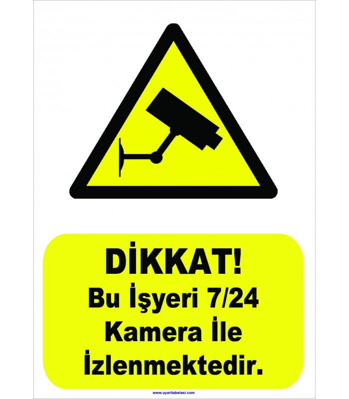 YT-7065 - Bu işyeri 7/24 kamera ile izlenmektedir