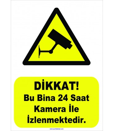 YT-7064 - Bu bina 24 saat kamera ile izlenmektedir