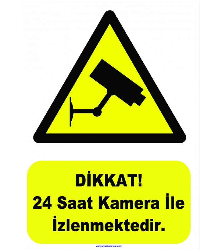 YT-7063 - DİKKAT 24 saat kamera ile izlenmektedir