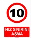 YT 7059 - 10 km hız sınırını aşma