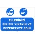 YT 7055 - Ellerinizi sık sık yıkayın ve dezenfekte edin