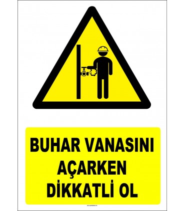 YT7130 - Buhar vanasını açarken karşısında durma