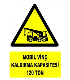 YT7204 - Mobil vinç kaldırma kapasitesi 120 ton