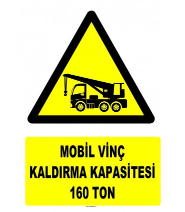 YT7205 - Mobil vinç kaldırma kapasitesi 160 ton