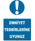 YT7141 - Emniyet tedbirlerine uyunuz