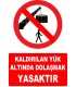YT7213 - Kaldırılan yük altında dolaşmak yasaktır