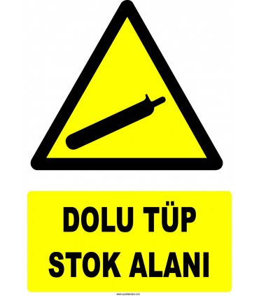 YT7220 - Dolu tüp stok alanı
