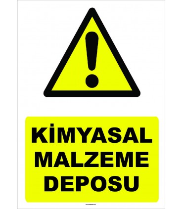 YT7177 - Kimyasal malzeme deposu