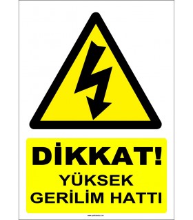 YT7186 - Dikkat Yüksek Gerilim Hattı