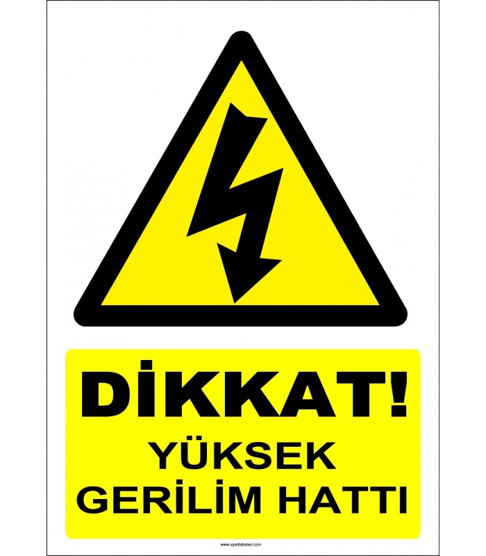 YT7186 - Dikkat Yüksek Gerilim Hattı