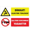 YT7243 - Dikkat Elektrik Tehlikesi, Şaltere Dokunmak Yasaktır
