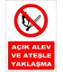 YT7261 - Açık alev ve ateşle yaklaşma