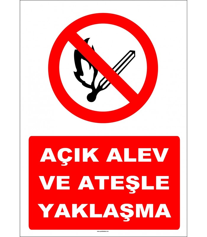 YT7261 - Açık alev ve ateşle yaklaşma