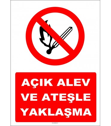 YT7261 - Açık alev ve ateşle yaklaşma