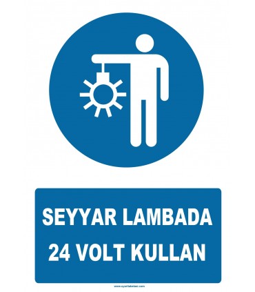 YT7267 - Seyyar lambada 24 volt kullan