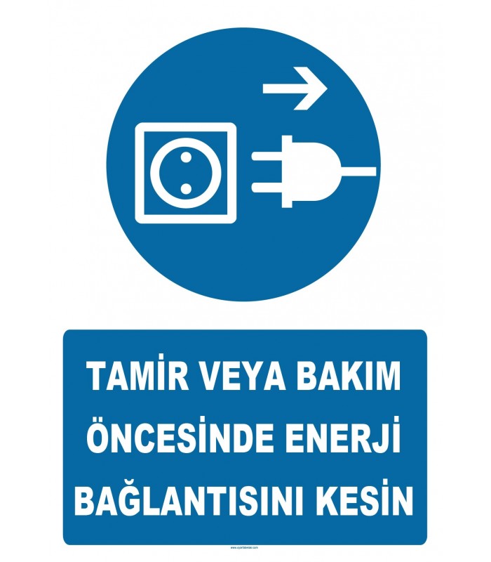 YT7279 - Tamir veya bakım öncesinde enerji bağlantısını kesin