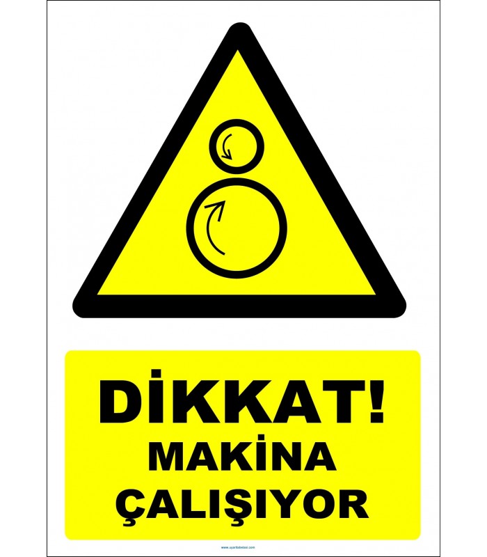 YT7321 - Dikkat makina çalışıyor