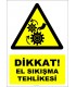 YT7311 - Dikkat el sıkışma tehlikesi