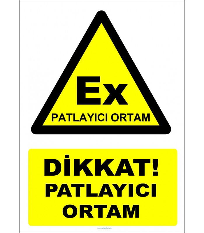 YT7302 - Dikkat patlayıcı ortam