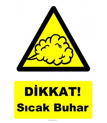 YT7296 - Dikkat sıcak buhar