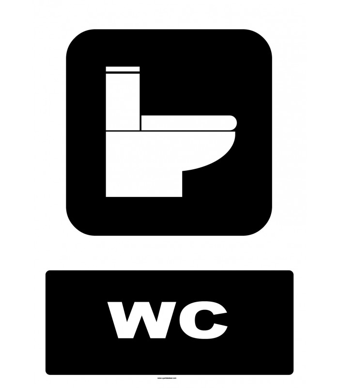 YT7295 - Alafranga WC Tabelası