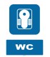 YT7293 - Alaturka WC Tabelası