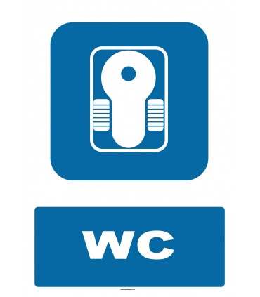 YT7293 - Alaturka WC Tabelası