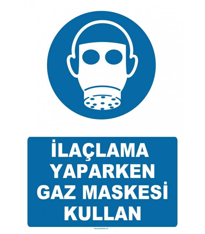 YT7288 - İlaçlama yaparken gaz maskesi kullan