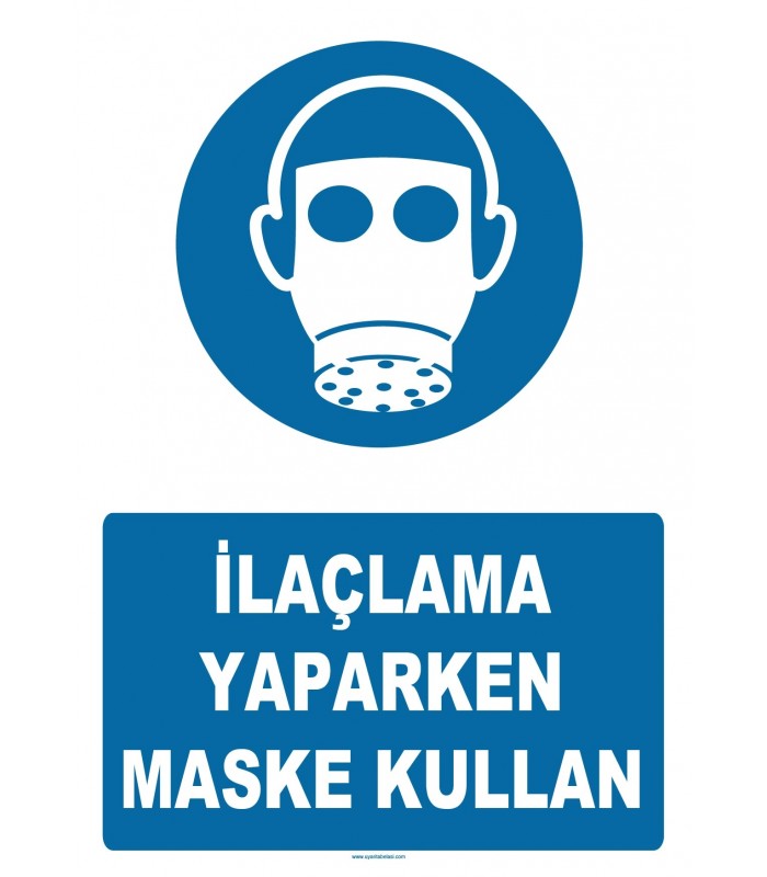 YT7287 - İlaçlama yaparken maske kullan