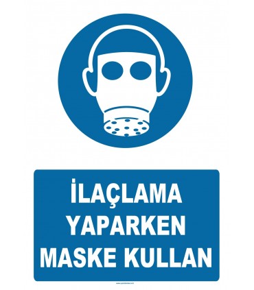 YT7287 - İlaçlama yaparken maske kullan