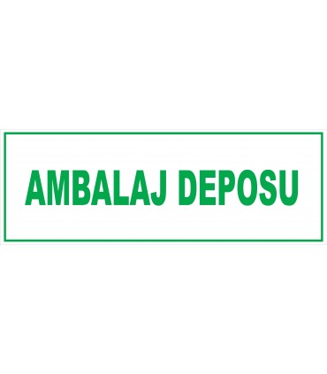 YT7333 - Ambalaj deposu