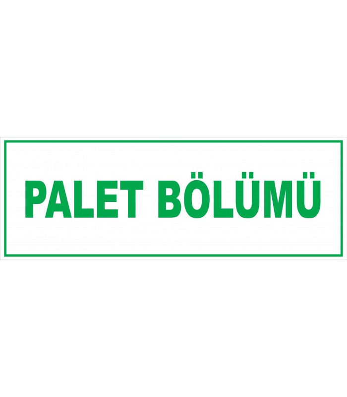YT7335 - Palet bölümü