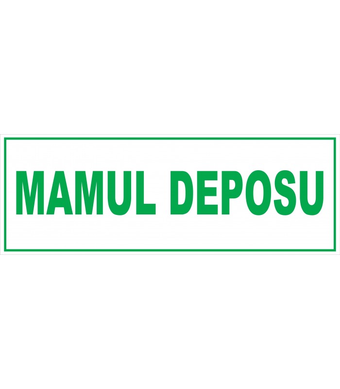 YT7341 - Mamul deposu