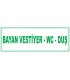 YT7351 - Bayan WC, vestiyer, duş