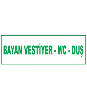 YT7351 - Bayan WC, vestiyer, duş