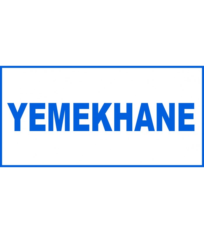 YT7081 - Yemekhane levhası