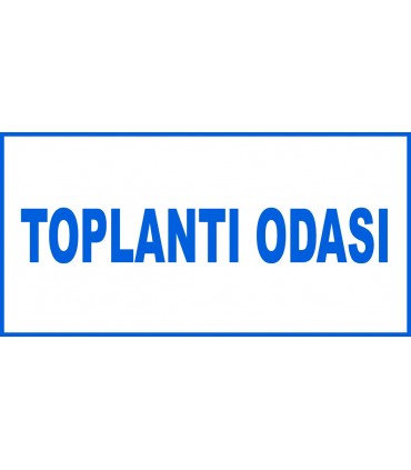 YT7082 - Toplantı odası levhası
