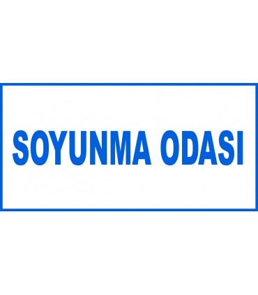 YT7083 - Soyunma odası levhası