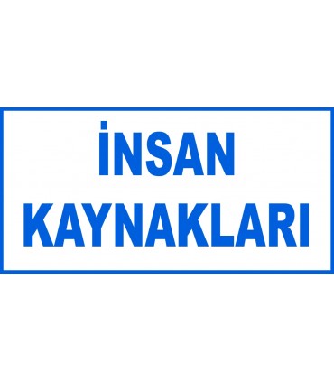 YT7088 - İnsan kaynakları levhası