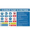 YT7046 - İş güvenliği talimat ve uyarı panosu levhası