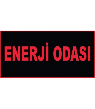 YT7361 - Enerji odası levhası